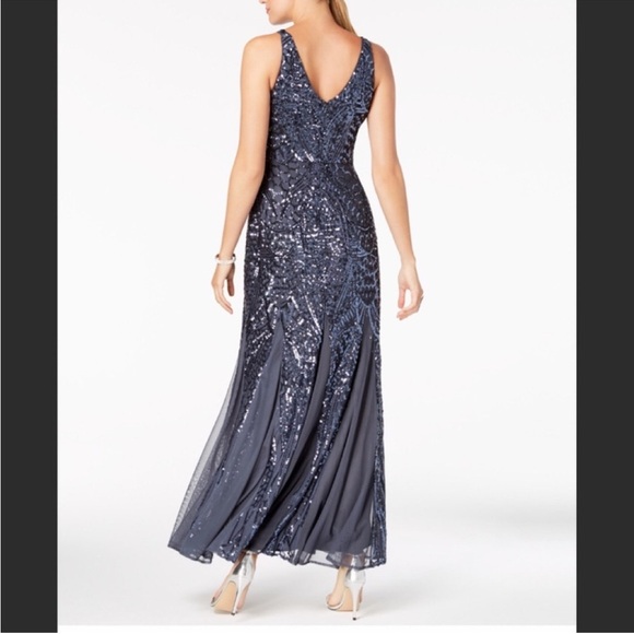 NightWay Sequin Plus Maxi Dress - Picture 2 of 8
